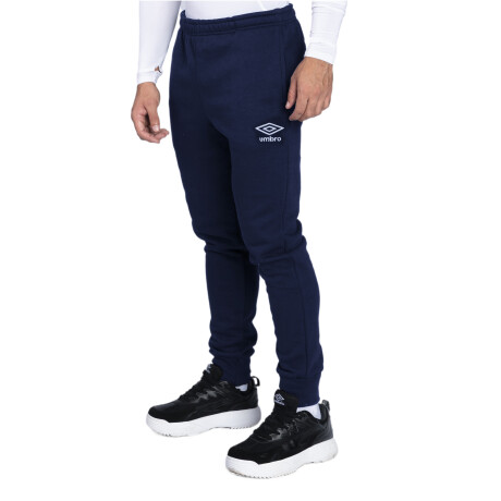 Pantalon de Hombre Umbro Felpa C/Puño Adulto Azul Marino