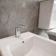 Griferia De Bidet Monocomando Aqualia Cromado Con Transferencia CROMO