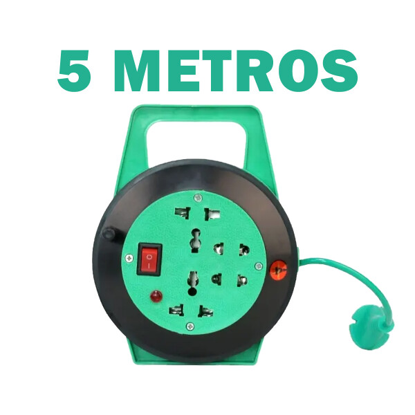 Alargue De Enchufes Con 5 Metros De Cable Alargue De Enchufes Con 5 Metros De Cable