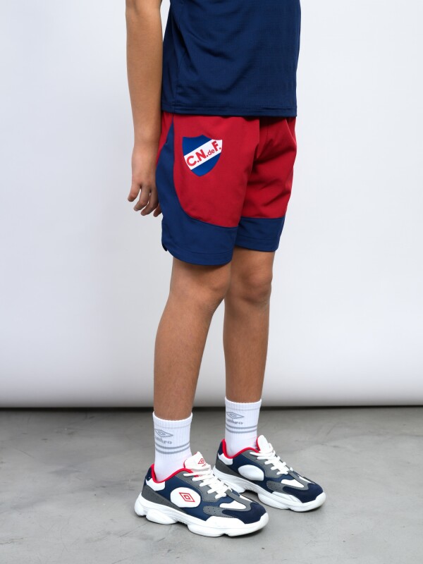 SHORT ORYN Nacional Junior Beige, ordeaux, Azul Marino
