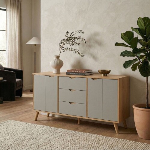 Aparador 2 Puertas 3 Cajones - Linea Dublin Aparador 2 Puertas 3 Cajones - Linea Dublin