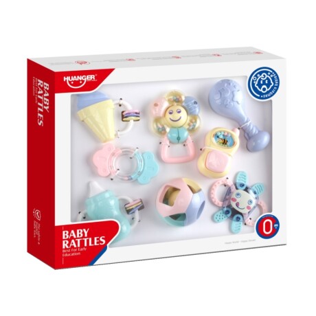 Set de 8 Sonajeros Huanger Baby Rattles 001