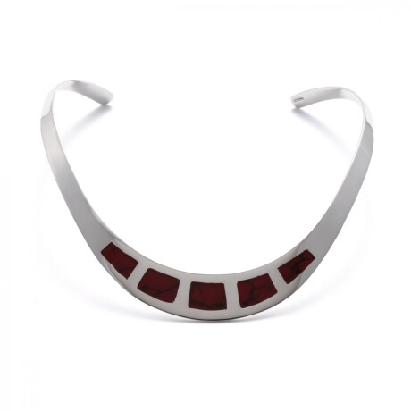 Gargantilla jaspe rojo Gargantilla jaspe rojo
