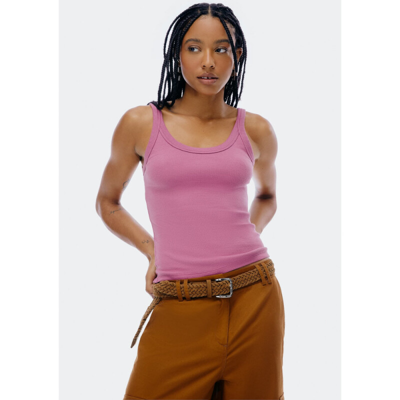 CAMISETA REGATA FEM ROXO MEDIO