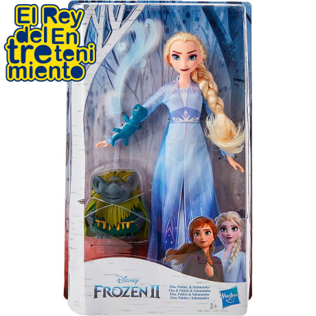 Disney Frozen Muñeca Elsa O Anna + Figura Olaf Pabbie Elsa