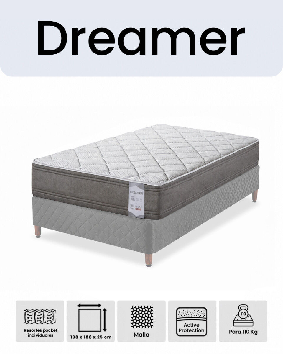 Colchón Dreamer Smart 138x188x25 (2 plazas) 