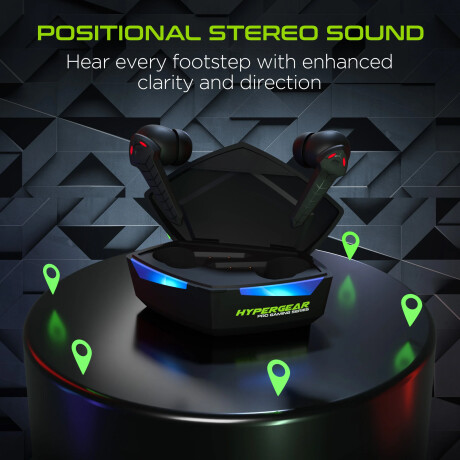 Hypergear - Auriculares Inalámbricos Gaming Cobrastrike 15524 - Bluetooth. 13MM. Llamadas. 25 Horas 001