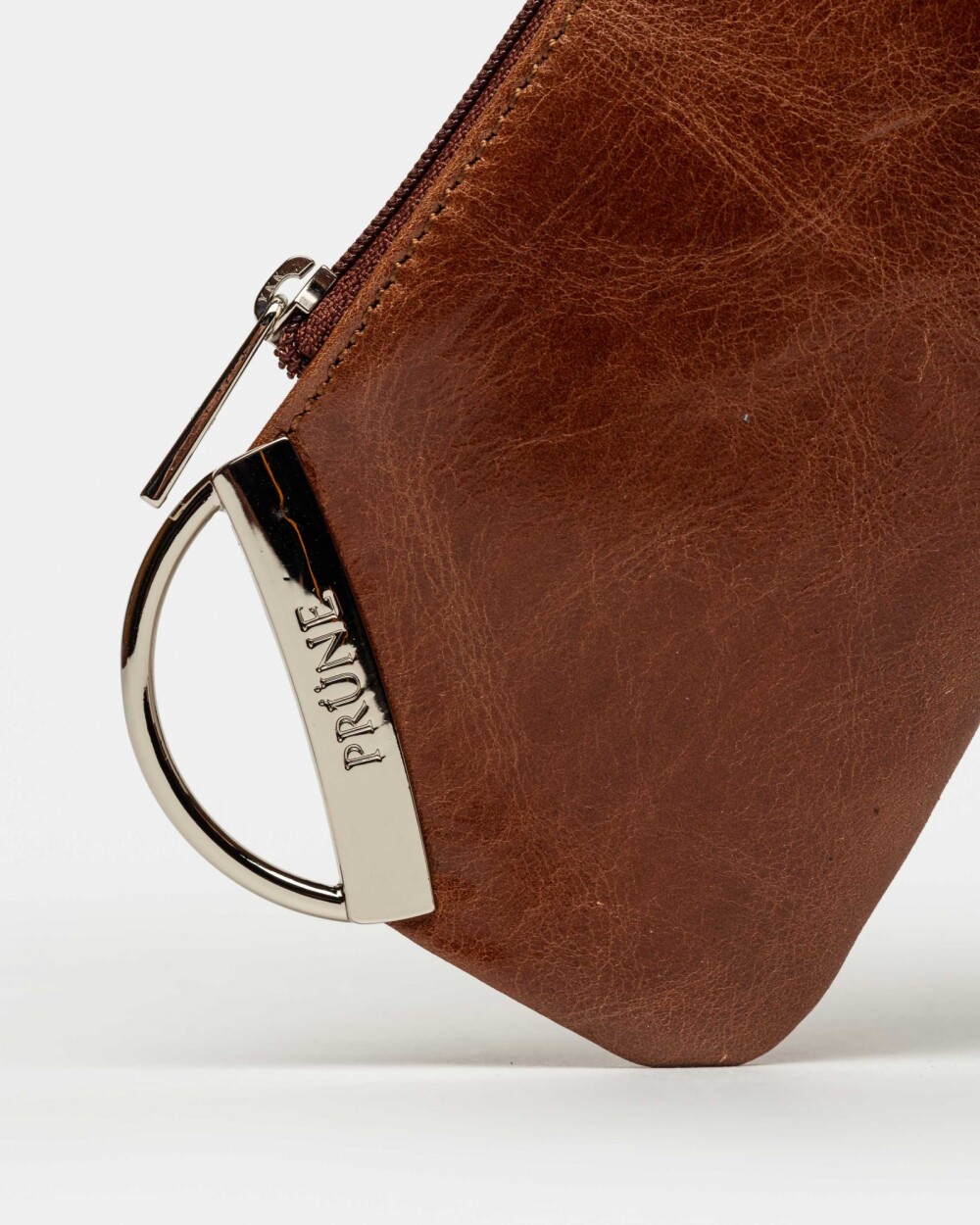 Monedero Katy En Cuero Liso Cuoio