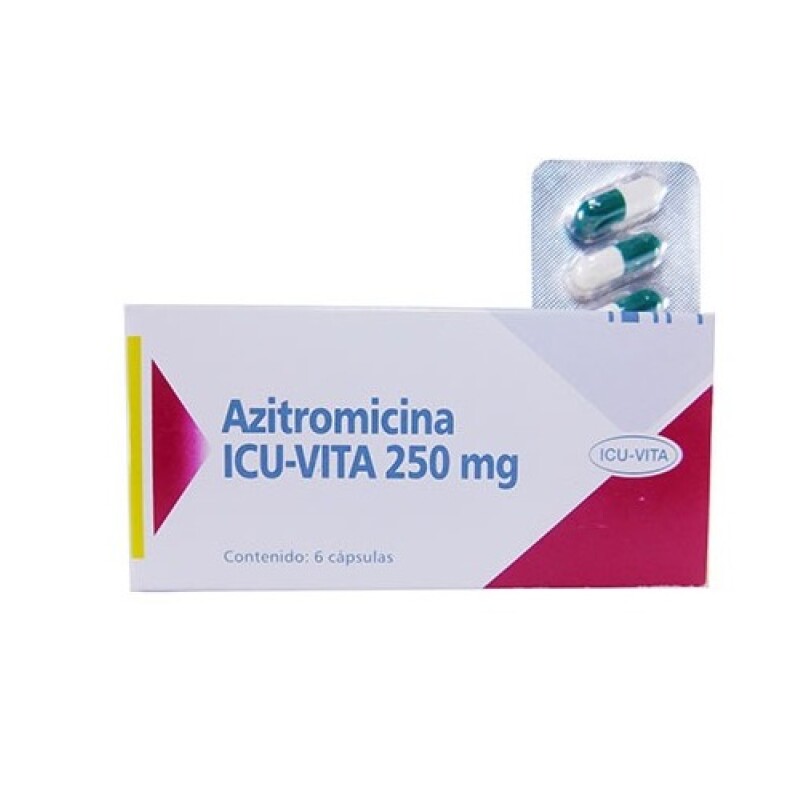 Azitromicina 250 Mg. 6 Caps. Azitromicina 250 Mg. 6 Caps.