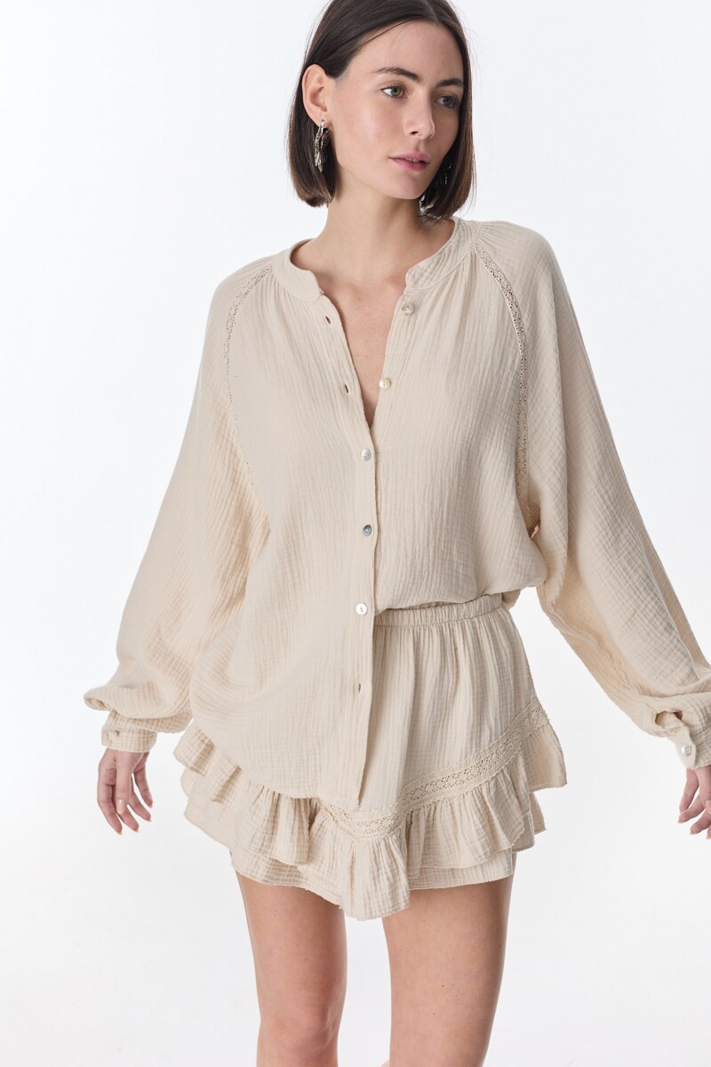 Camisa Kai Beige