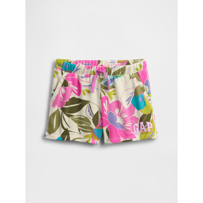V-FRCH LOGO SHORT SP FLORAL LOGO
