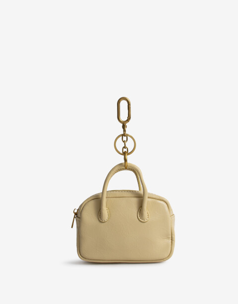 Monederos Monedero Mini Bag Charm - Amarillo Claro