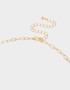 Collares Cortos Metal diferenciado Collar Corto Multi Dijes De Medallones - Combinacion Bicolor