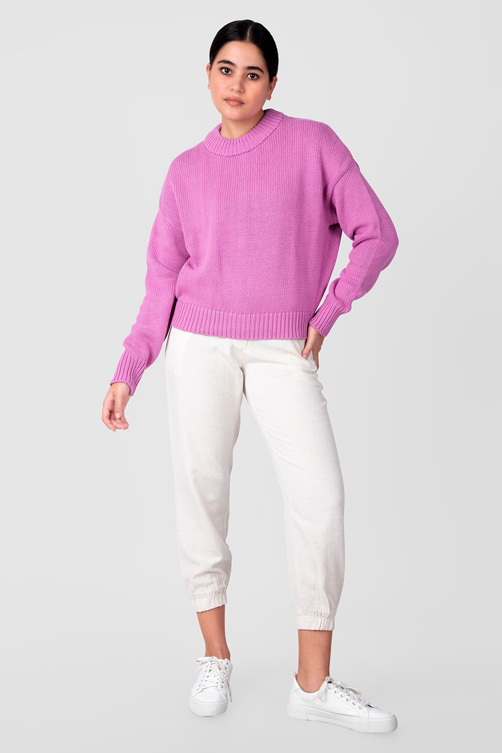 Sweater Solomun Violeta Claro