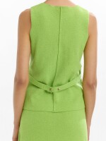 Top Con Botones verde