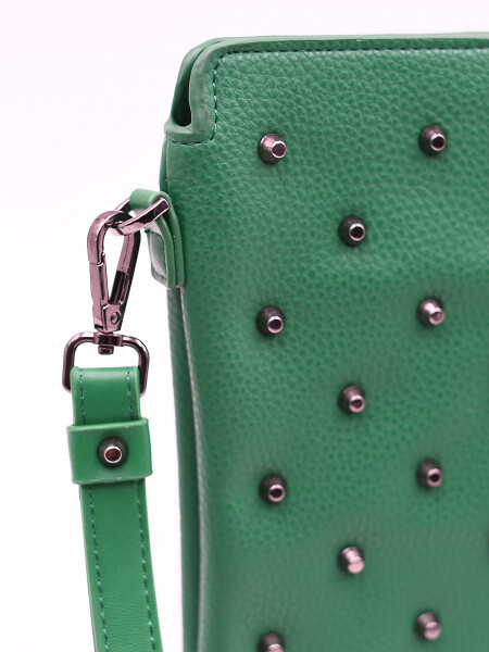 CARTERA DE MANO VERDE