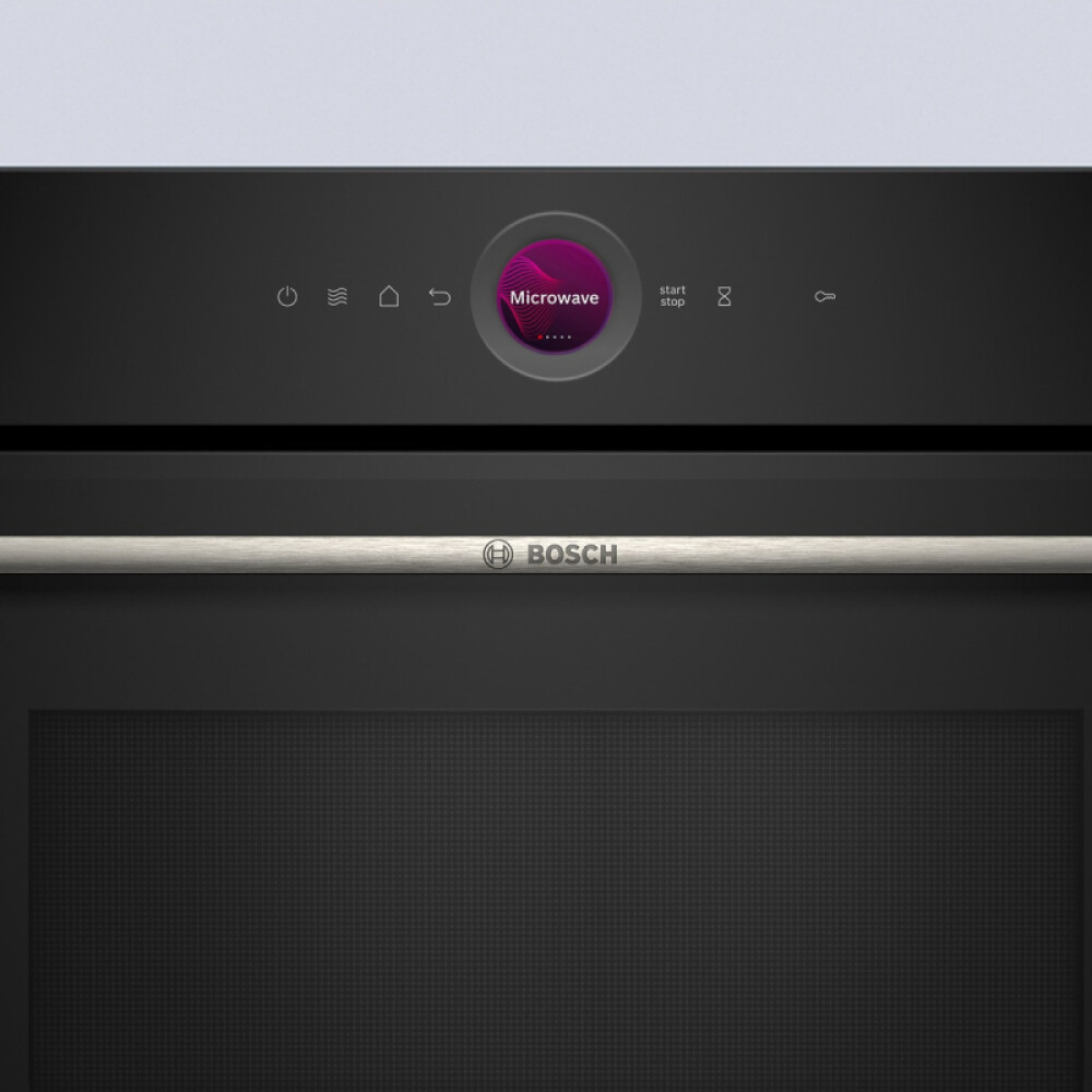Microondas de empotrar Bosch CEG732XB1 Gourmet negro