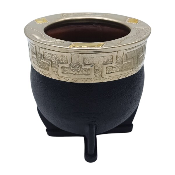 MATE IMPERIAL ALPACA Y BRONCE 53 Negrouniforme