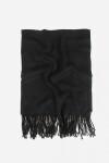 Pashmina flecos negro