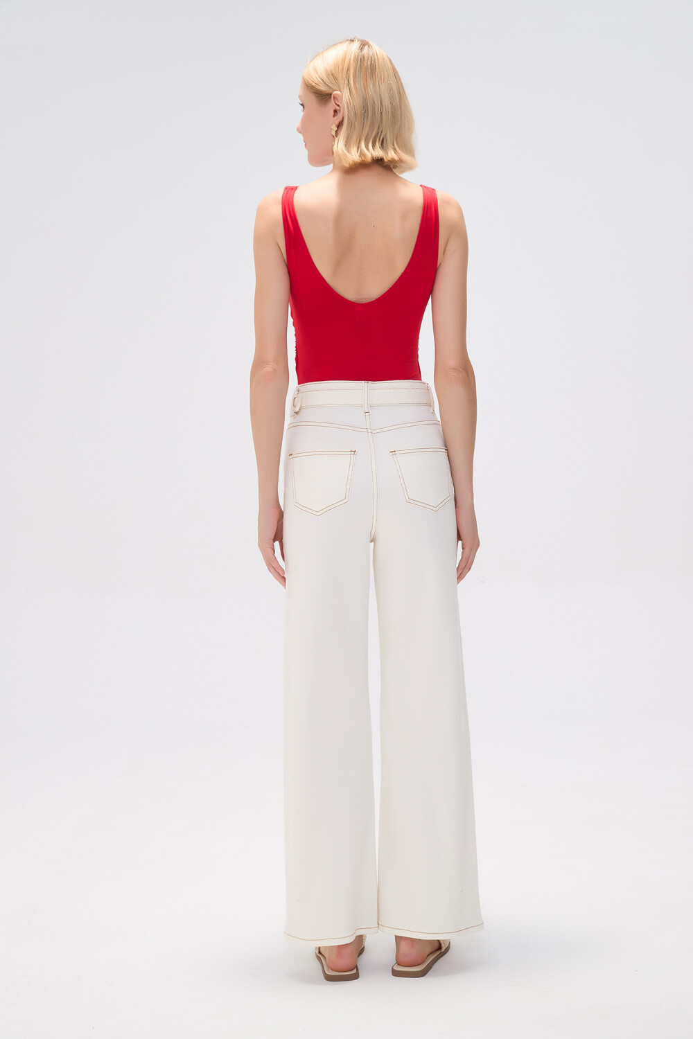 Pantalon Melorel Marfil / Off White