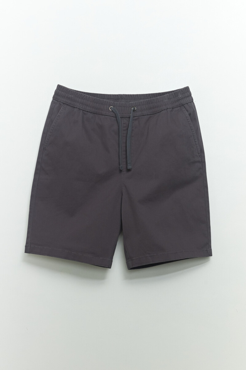 Bermuda cintura elastizada Gris Oscuro