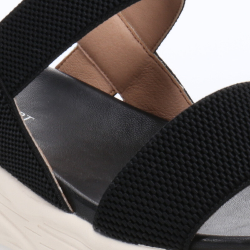 Sandalias de Mujer Lady Confort VITRE con tiras Negro