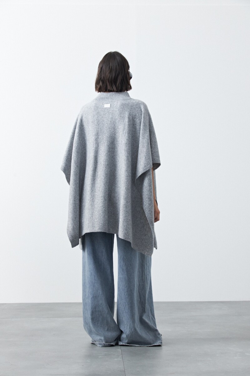 PONCHO DORIEL Gris Melange