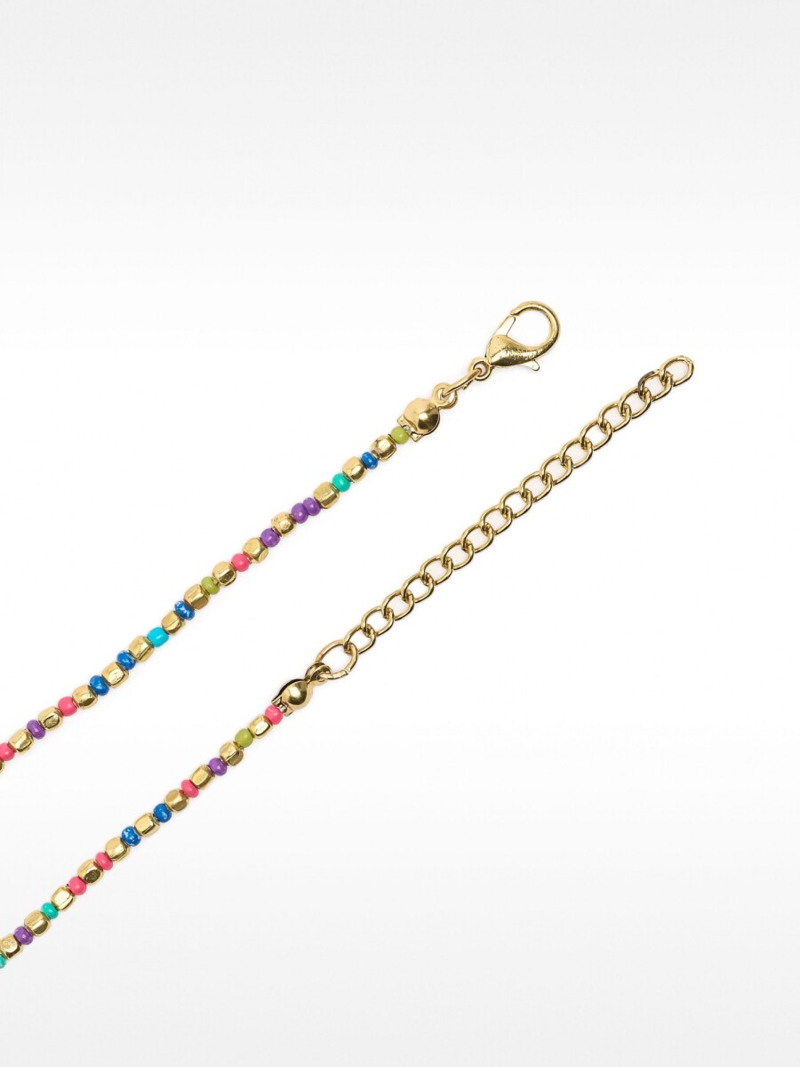 Pulsera De Abalorios Multicolor multicolor