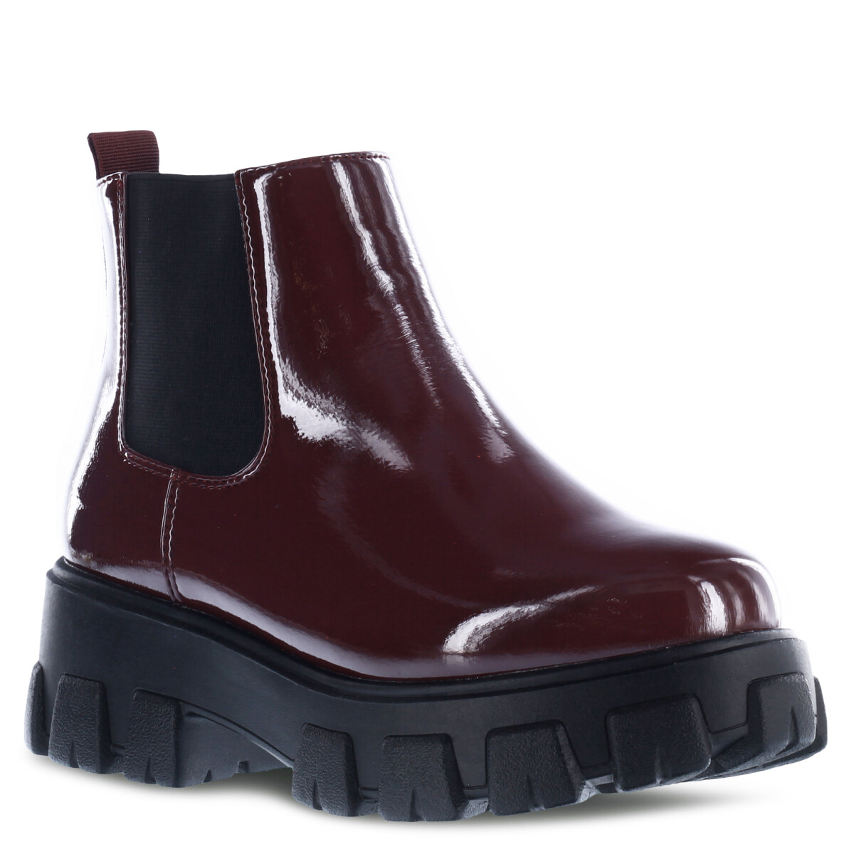 Bota de Mujer Miss Carol ADRI con elastico lateral - Bordó 