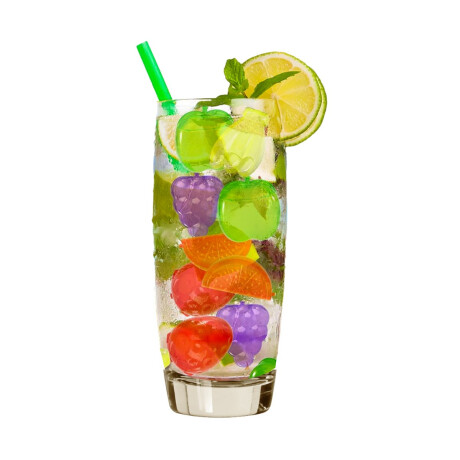 Cubos de hielo con forma de frutas 24 unidades Cubos de hielo con forma de frutas 24 unidades