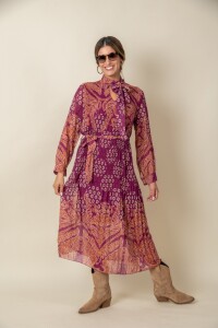 VESTIDO VIOLETA PERSA Magenta