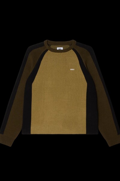 RAGLAN CREW NECK SWEATER Verde