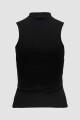 Top Nessa Cuello Subido Black