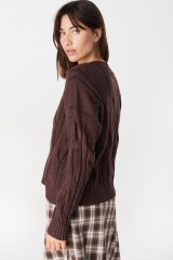 Sweater Corteza Chocolate