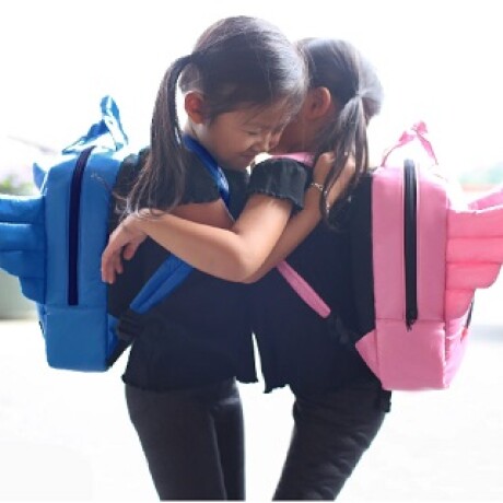 Mochila infantil mini wings rosa