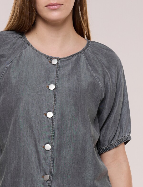 Blusa Denim GRIS