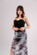 Falda France GRIS