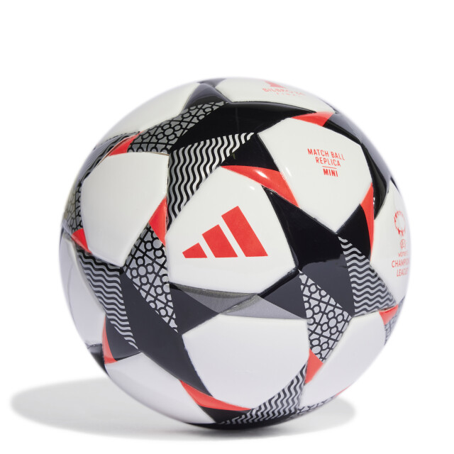 Mini Pelota Adidas UCL 23/24 Knockout Blanco - Negro - Rojo