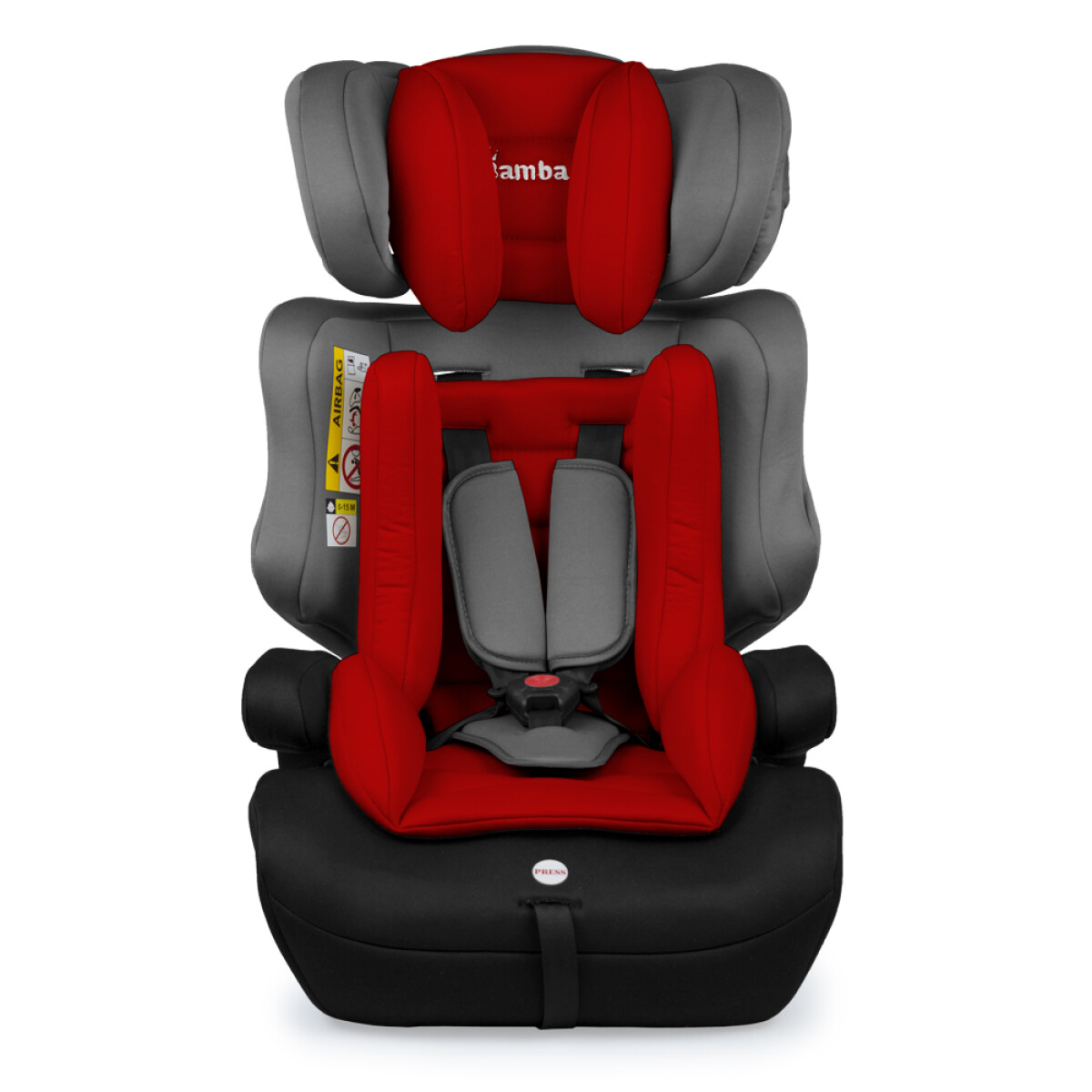 Silla de Auto Infantil Premium Reclinable 9-36Kg - ROJO 