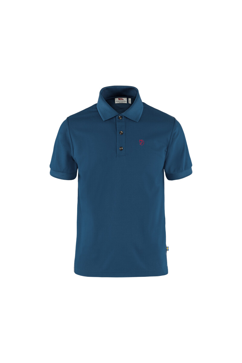 Crowley Pique Shirt M - Uncle Blue 