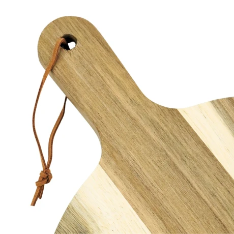Tabla para picar de madera redonda Tabla para picar de madera redonda
