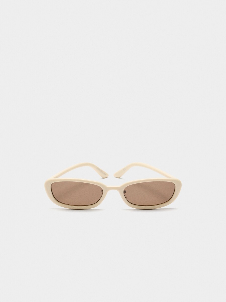 Gafas De Sol Cat Eye beige