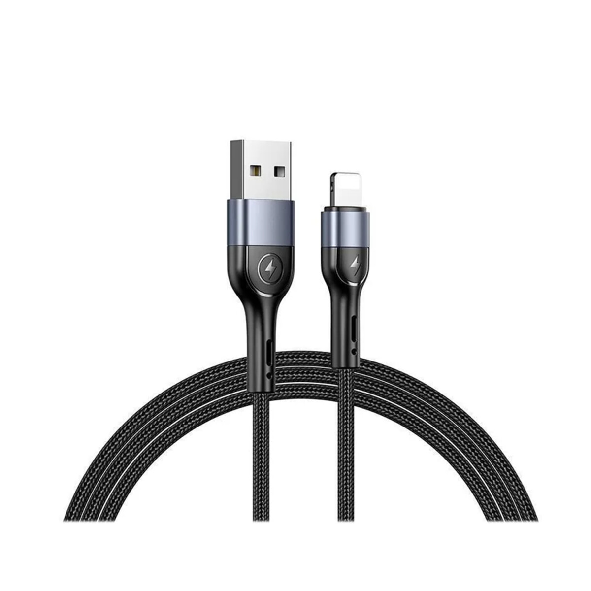 Set Cable De Datos Usams Usb A Lightning 1m Forrado Atrix X2 