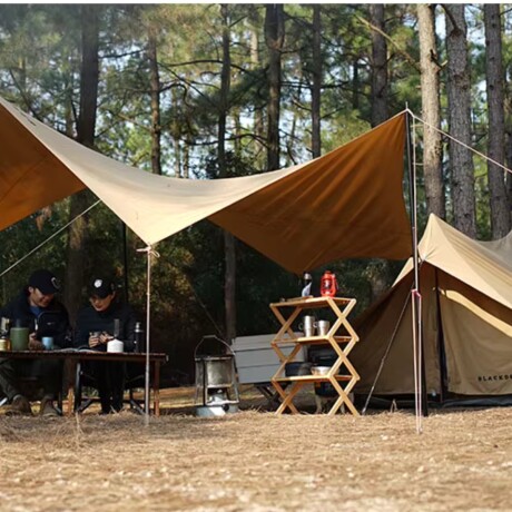 Carpa canadiense Nest para 4 personas - Blackdeer Caqui