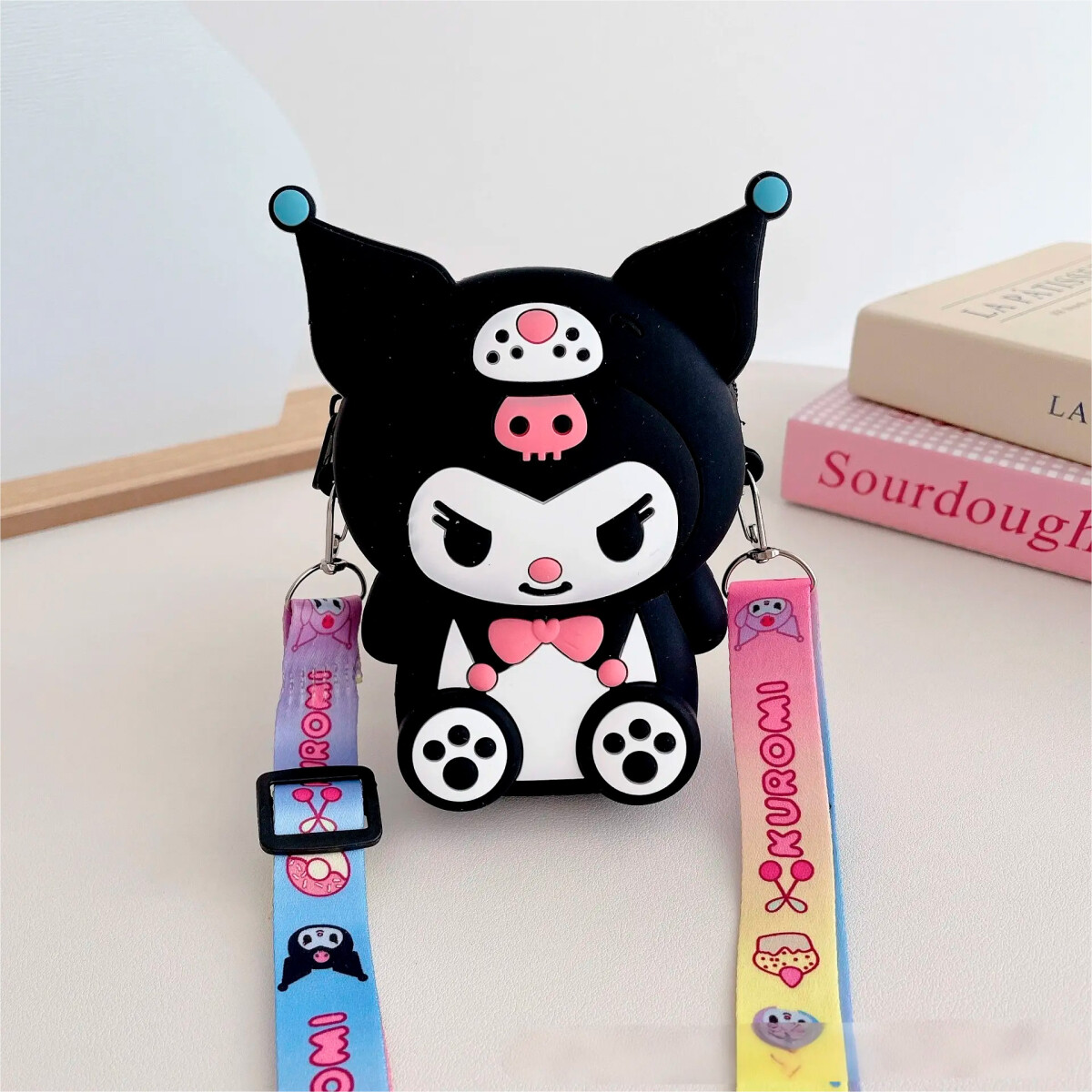 Cartera Infantil Kuromi - Negro 