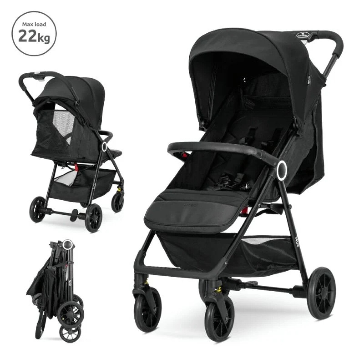 Coche ultraliviano NOIR LORELLI - black 