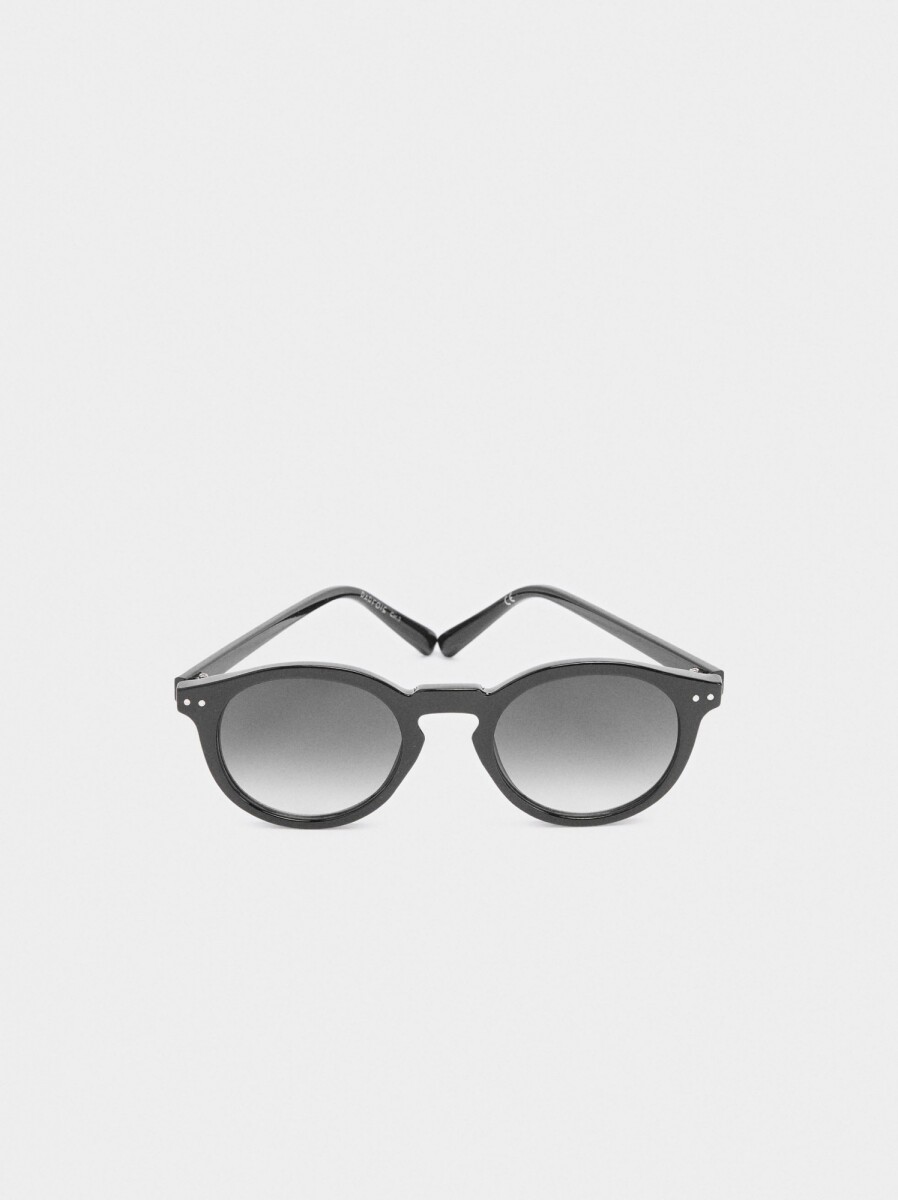 Gafas De Sol Redondas - negro 