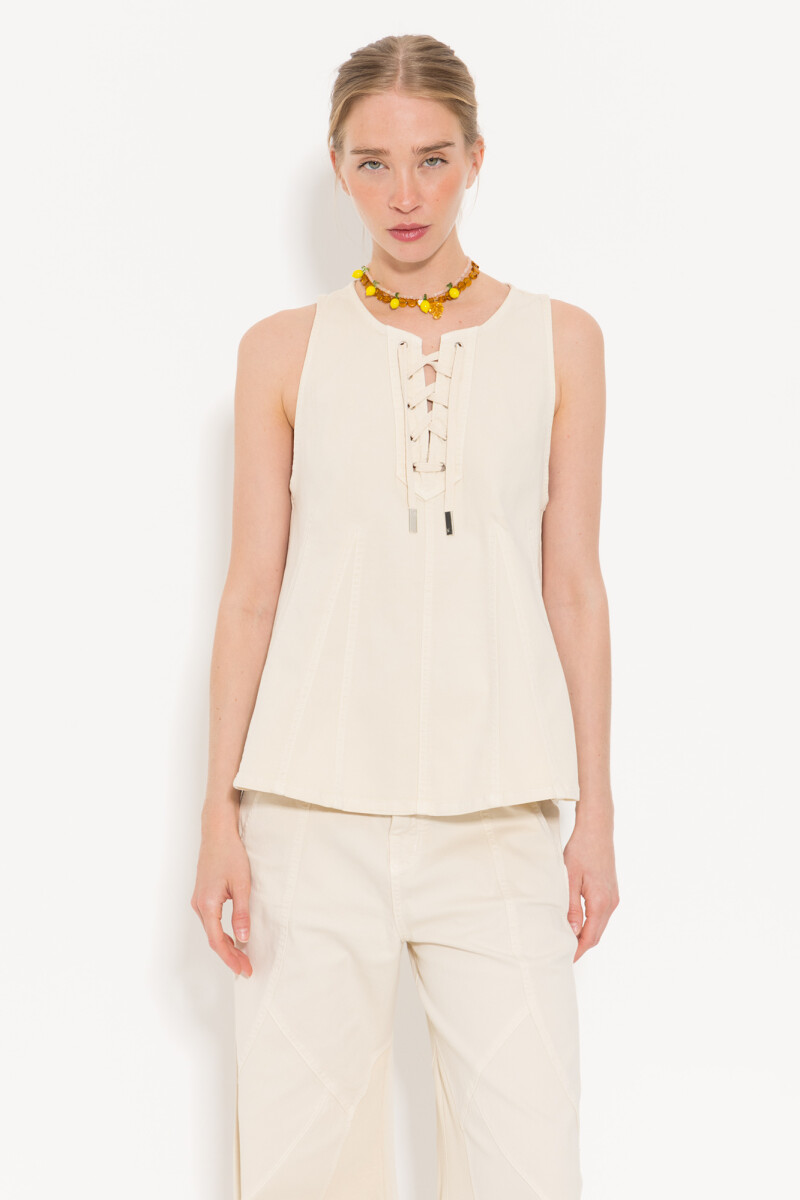 TOP KACEY Beige