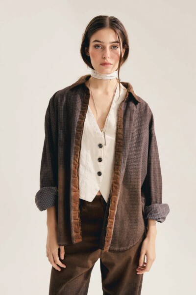 CAMISA NOMAD Marron