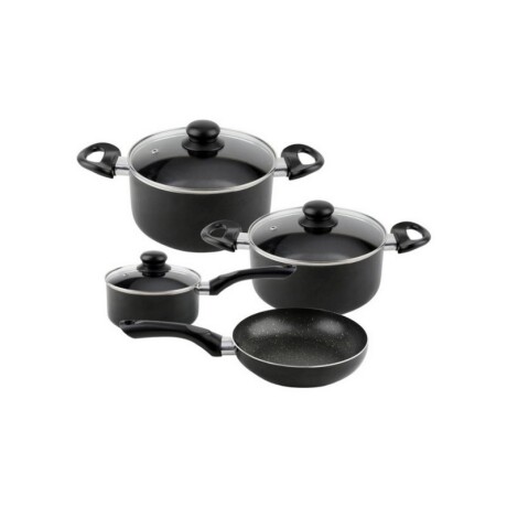 JUEGO DE OLLAS CUORI 7 PIEZAS. MODELO BLACK JUEGO DE OLLAS CUORI 7 PIEZAS. MODELO BLACK